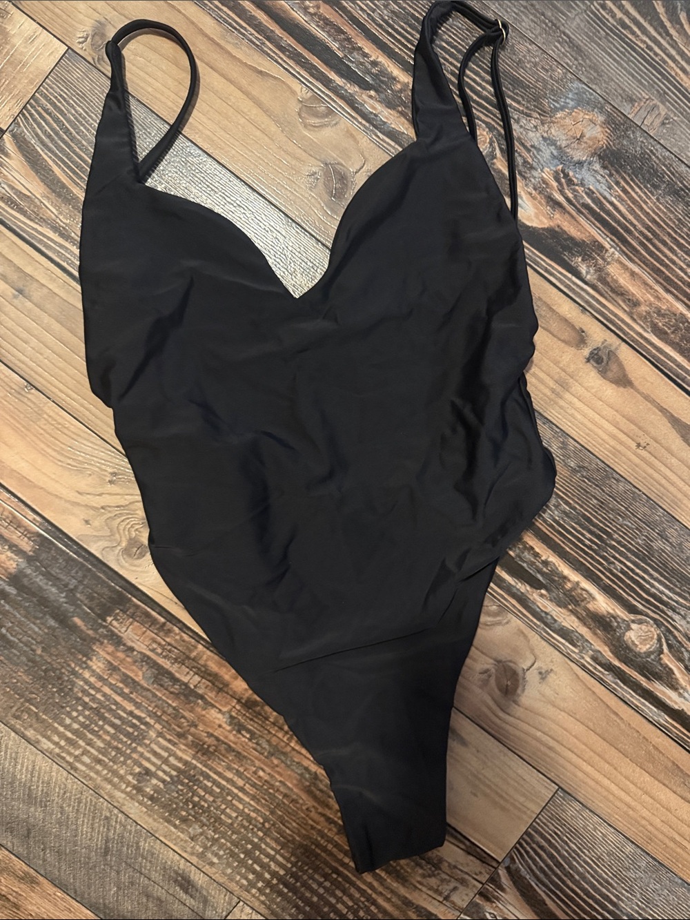 MAI MIA Ultra Cheeky Black One-Piece Swimsuit SIZE S
